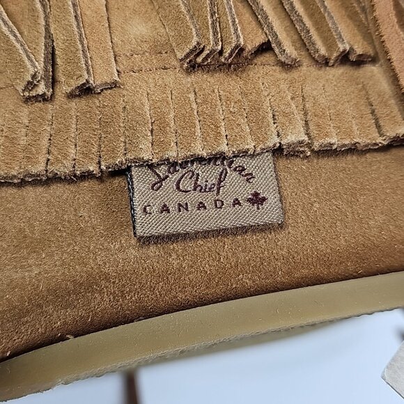 Laurentian Chief Mocassins Eugene Cloutier 137372 Size 4 Canada - Picture 8 of 16